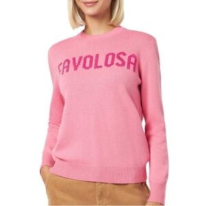 MC2 St. Barth Crewneck Favolosa Sweater, wool-cashmere, XS, GUC, very small